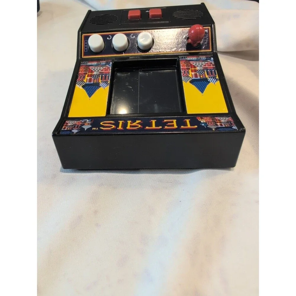 Tetris Mini Arcade Game Classic Arcade Electronic Video Handheld Game Tested